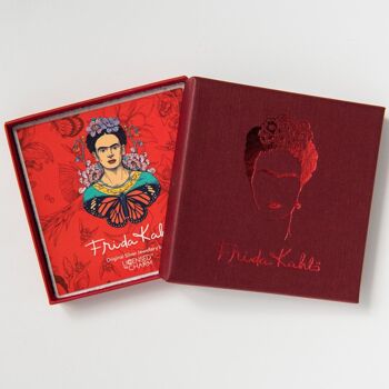 Frida Kahlo Boucles d'oreilles pendantes à pampilles et papillons 2