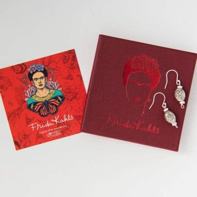 Aretes colgantes de caléndula de Frida Kahlo