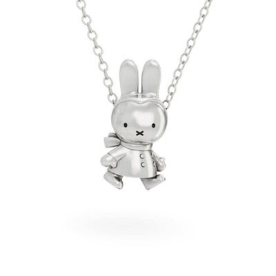 Collana in argento sterling Miffy invernale
