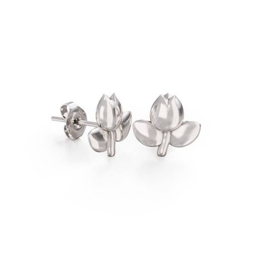 Miffy Tulip Stud Earrings Sterling Silver