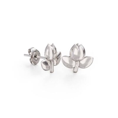 Boucles d'Oreilles Miffy Tulipe Argent Massif
