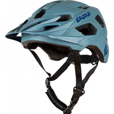 Bonaigua EASSUN MTB-Helm mit Visier. Sehr hell - Blau