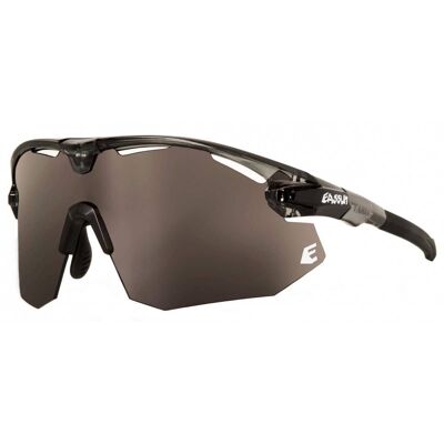 Lauf- und Fahrradsonnenbrille Giant EASSUN, CAT 2 Solar und graue Gläser, rutschfest, grauer Rahmen