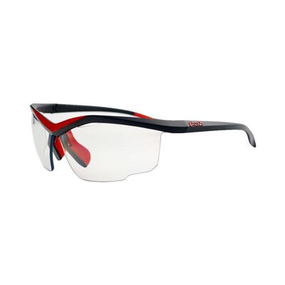 Spirit PH EASSUN Laufsonnenbrille, selbsttönend, schwarzer und roter Rahmen