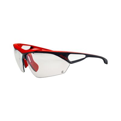 Lunettes de soleil Athletic Monster EASSUN, photochromiques, monture noire et rouge