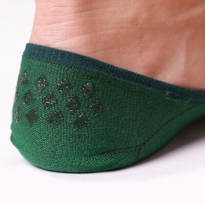 Unsichtbare grüne Socken