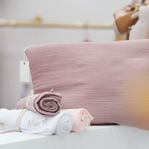 Maxi trousse vieux rose