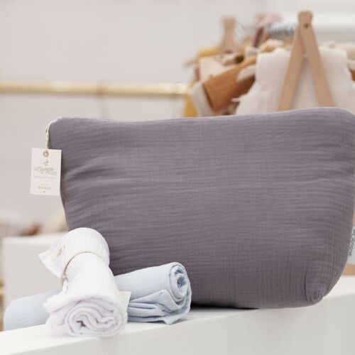 Maxi trousse gris