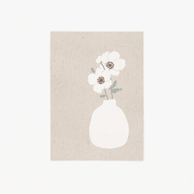 Carte postale / Vases à fleurs