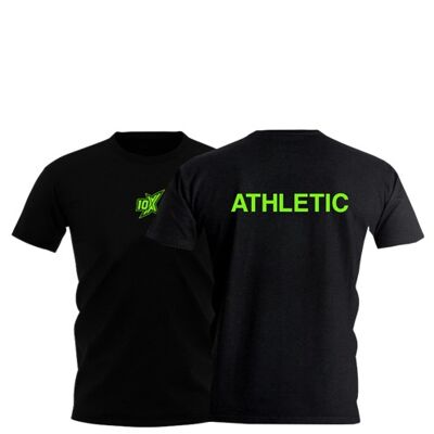 10X LOGO TEE, NEGRO - Negro/Verde