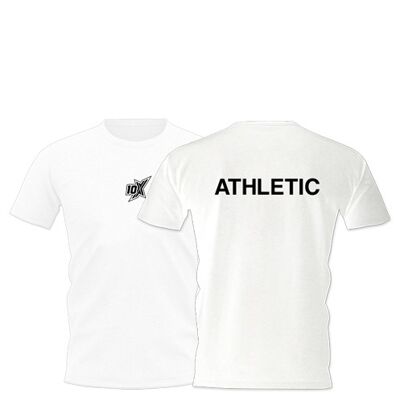 T-shirt 10X LOGO, BIANCO - Bianco/Nero