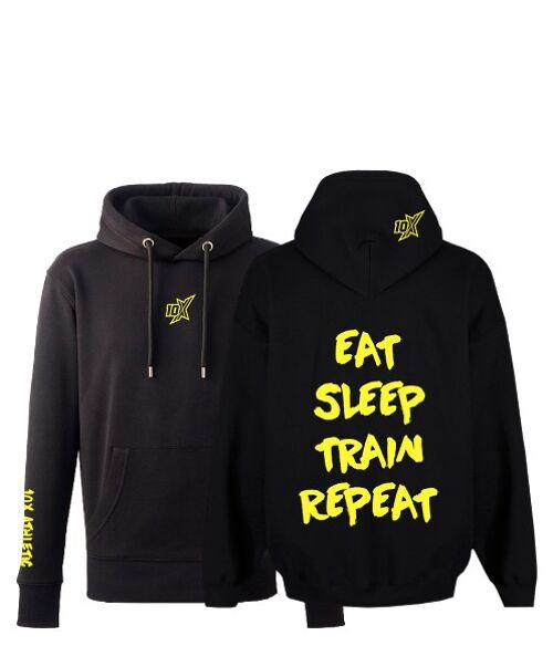 10X ATHLETIC ESTR HOODIE - Black/Yellow