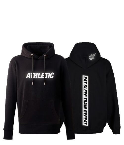 10x athletic chunky hoodie, reflective