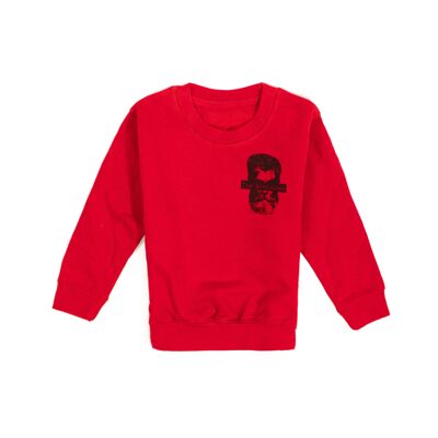 Kids Pocket Logo Sweatshirt Red