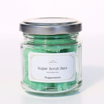 Peppermint Sugar Scrub Bars - Small