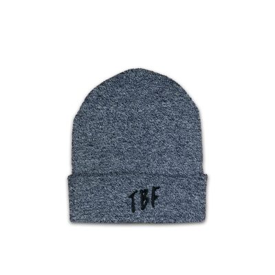 TBF Marl Grey/Blue Beanie