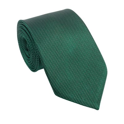 Fiorenza Fir Green Silk Tie