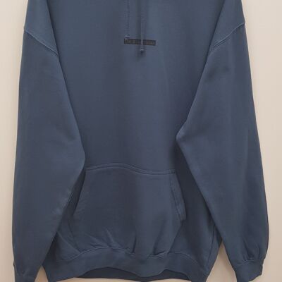 Oversized logo hoodie - Denim blue