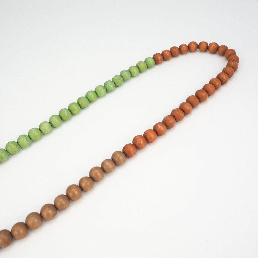 Collana in legno 51- Combinazione di lime