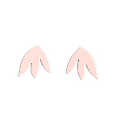 Boucles d'oreilles SUSANNE rose pastel