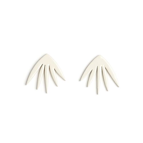 Boucles d'oreilles PETULA ivoire