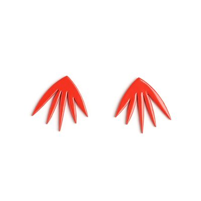 Vermilion red PETULA earrings