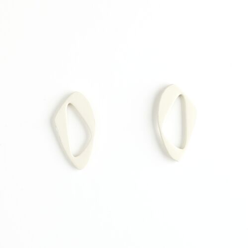 Boucles d'oreilles SIMONE ivoire