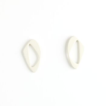 Boucles d'oreilles SIMONE ivoire 1