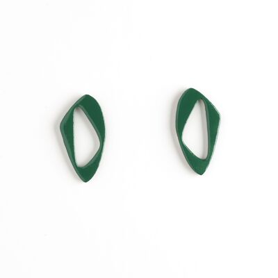 Forest green SIMONE earrings