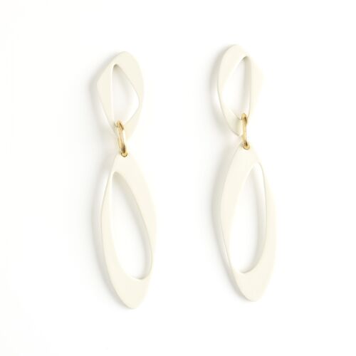 Boucles d'oreilles SIMONA ivoire