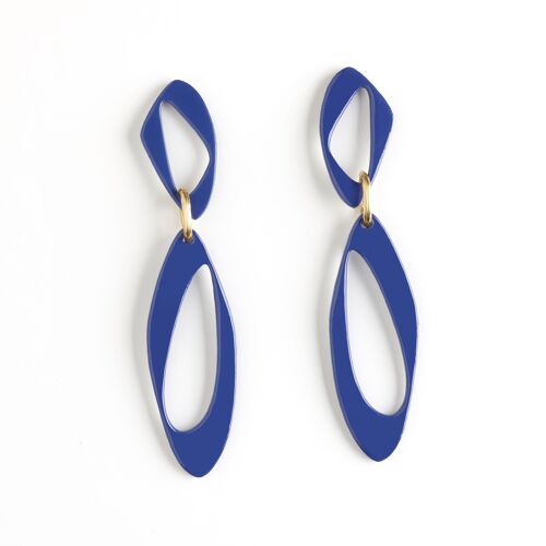 Boucles d'oreilles SIMONA bleu klein