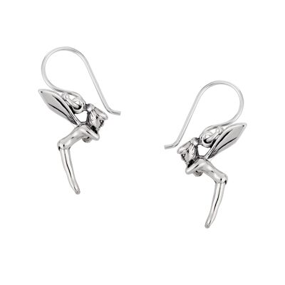 Jolies Boucles d'Oreilles Fée Clochette