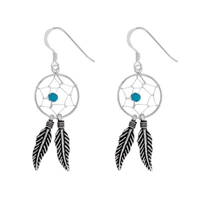 Large Traditional Dreamcatcher Earrings