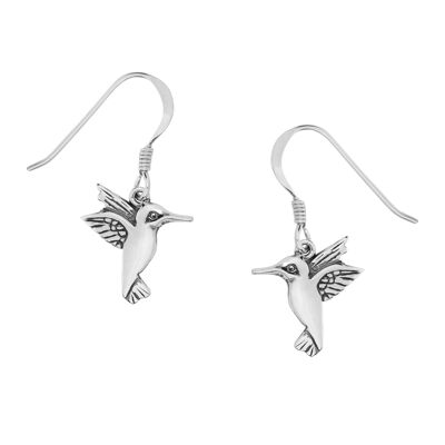 Jolies Boucles D'oreilles Colibri