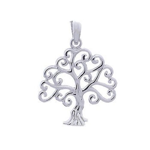 Stunning Silver Tree Pendant