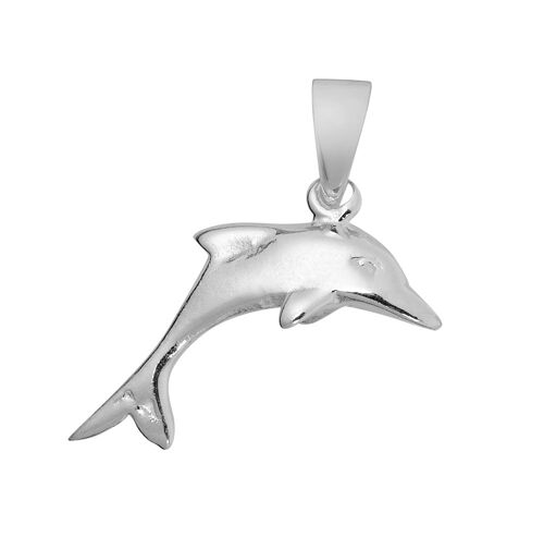 Pretty 3d Dolphin Pendant