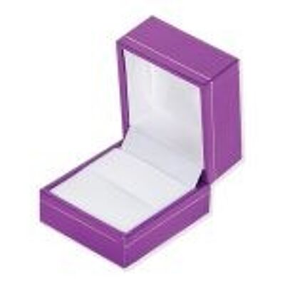 Jolie boîte à bagues violette