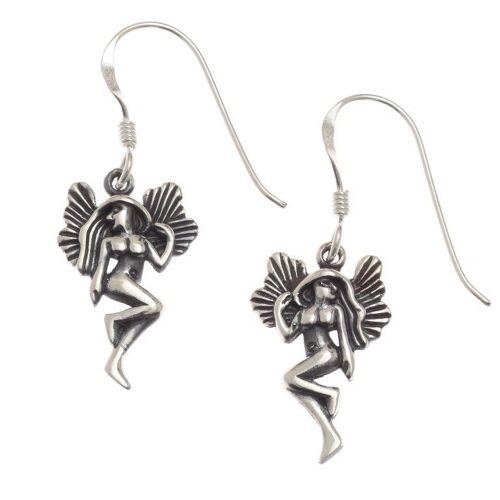 Lovely Fairy Silver Earrings