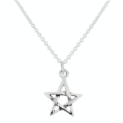 Dainty Chunky Pentagram Necklace