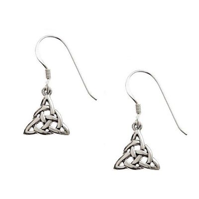 Pendientes Delicados Triquetra Triple