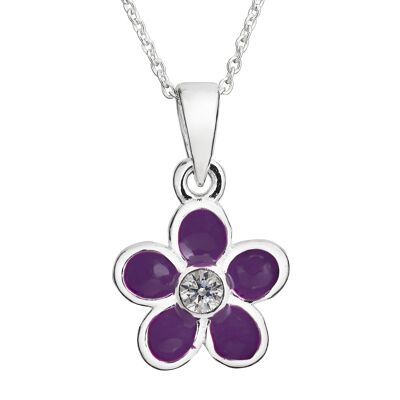Child’s Purple Flower Necklace