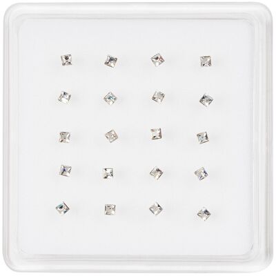 2.5mm Crystal Nose Studs