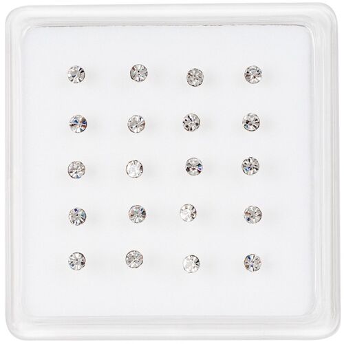 Crystal Nose Studs 3mm