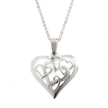 Joli Pendentif Coeur Celtique