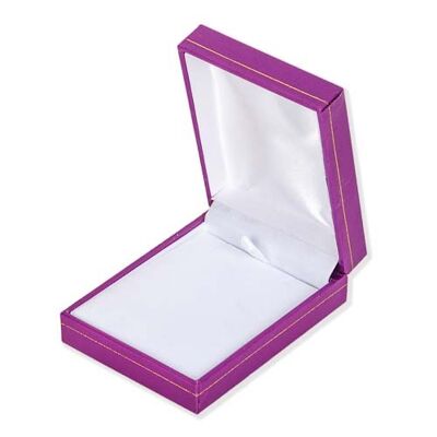 Jolie boîte à collier violette