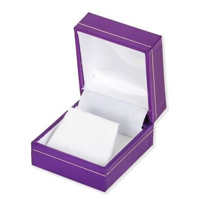 Bella scatola di borchie viola