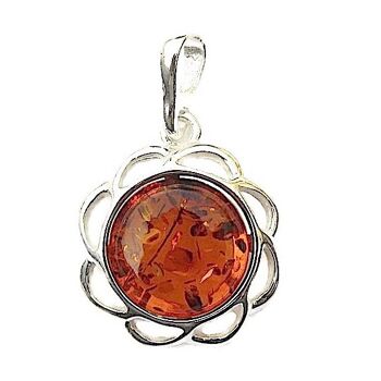 Pendentif Fleur d'Ambre