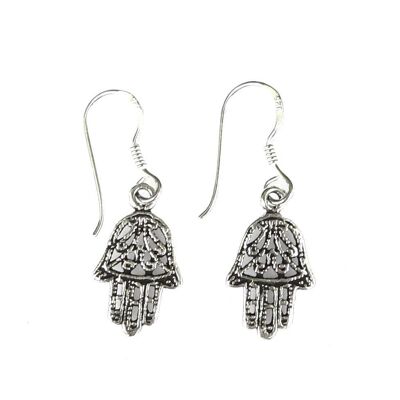 Belles boucles d'oreilles main de Fatima