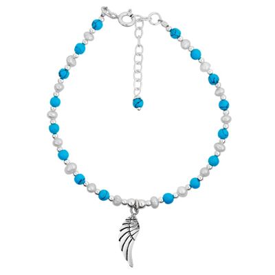 Bracelet Aile d'Ange Turquoise