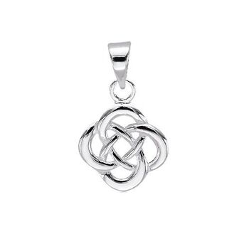 Superbe pendentif noeud infini